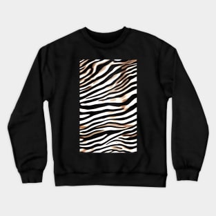 Zebra hide pattern Crewneck Sweatshirt